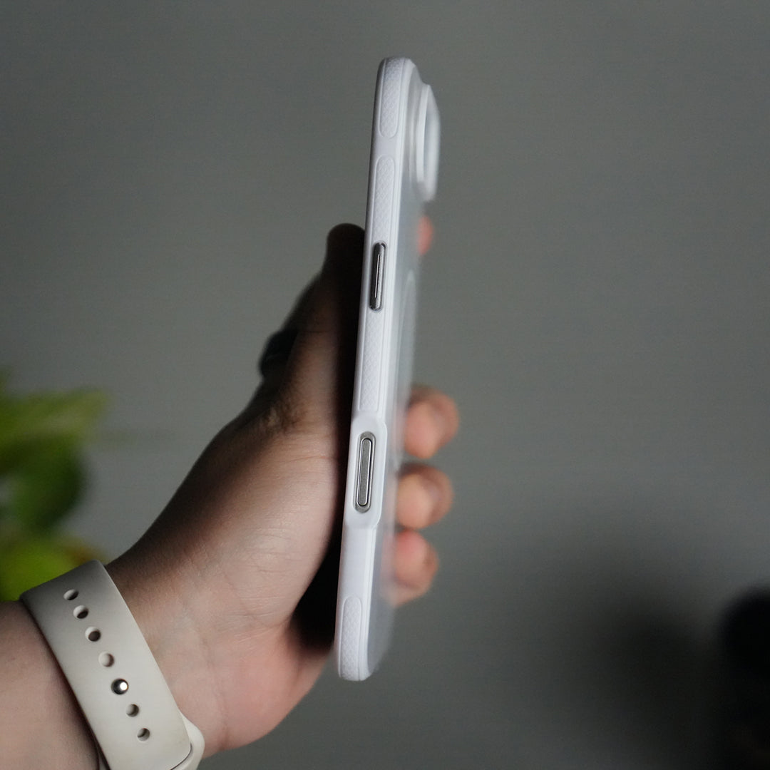 iPhone 17 Air Soft Touch MagSafe Case | Matte Finish with Color Camera Frame