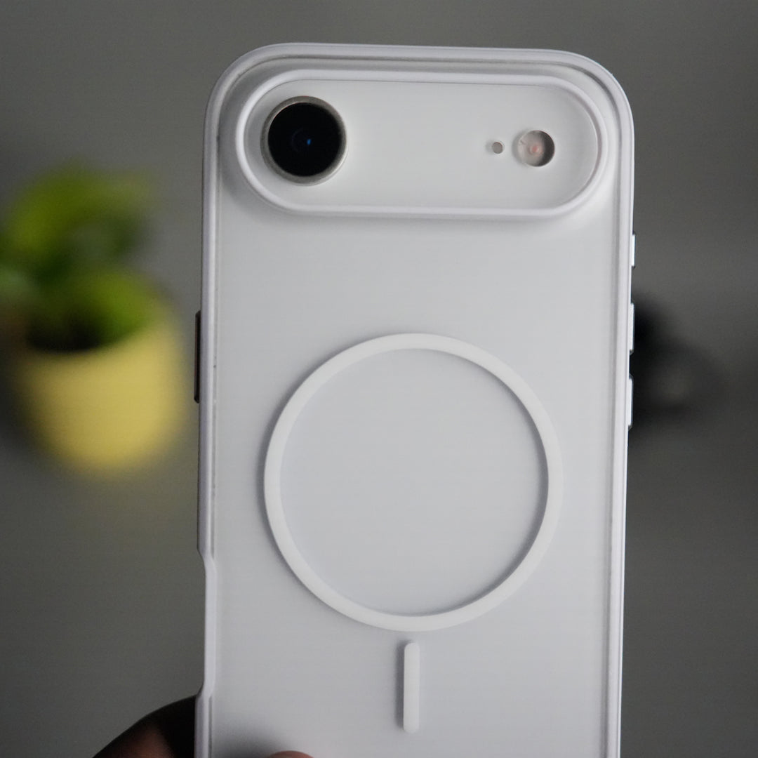 iPhone 17 Air Soft Touch MagSafe Case | Matte Finish with Color Camera Frame