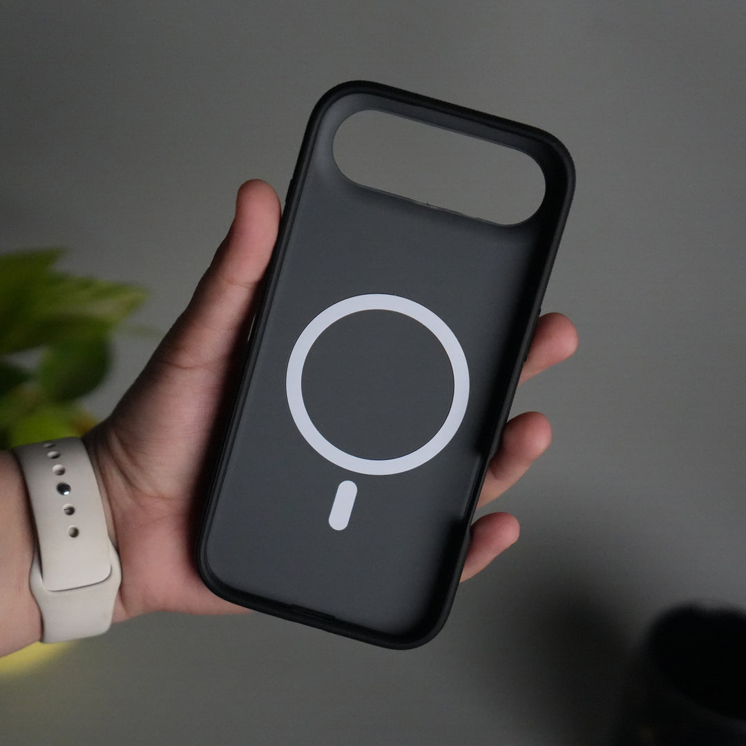 iPhone 17 Air Soft Touch MagSafe Case | Matte Finish with Color Camera Frame