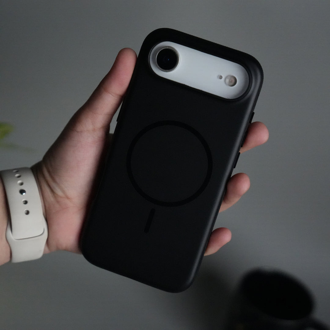 iPhone 17 Air Soft Touch MagSafe Case | Matte Finish with Color Camera Frame