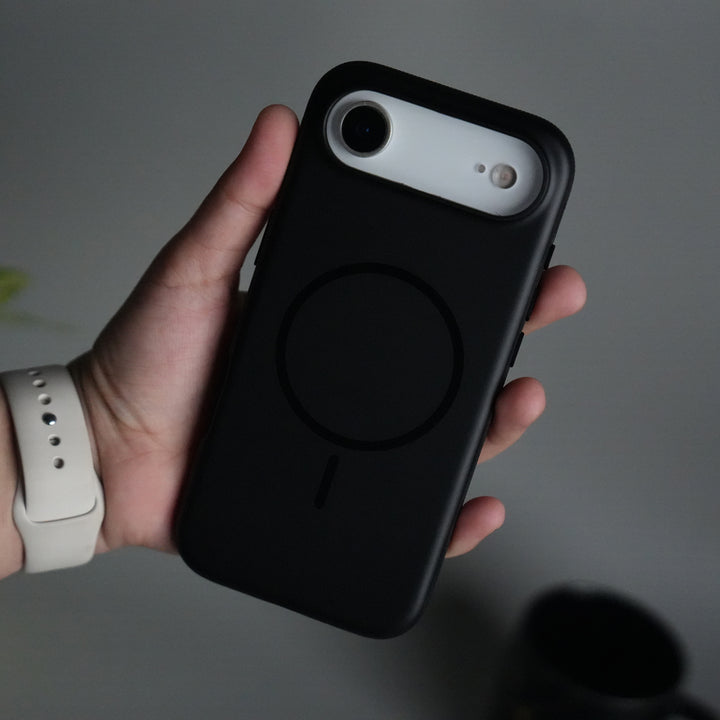 iPhone 17 Air Soft Touch MagSafe Case | Matte Finish with Color Camera Frame