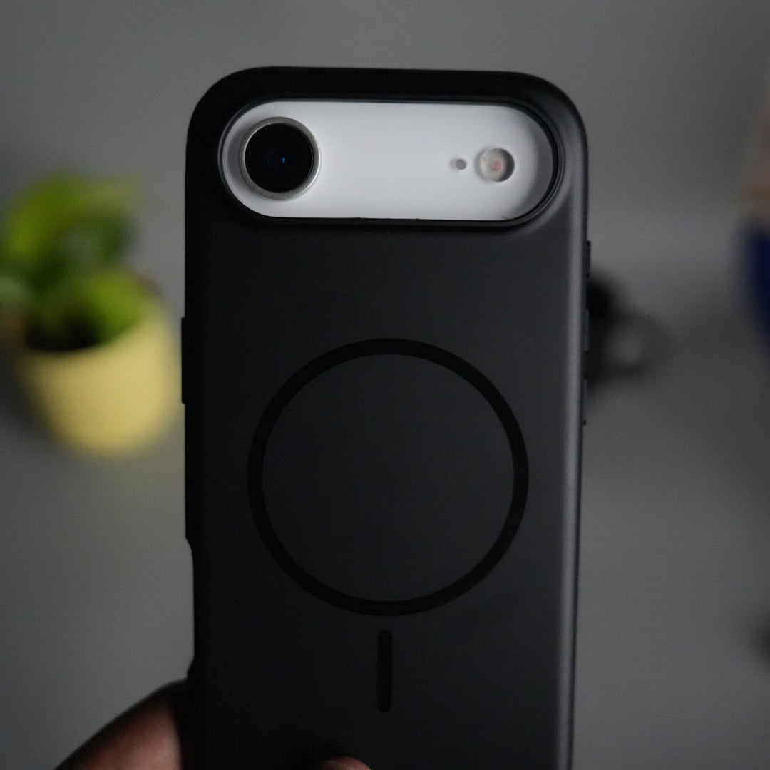 iPhone 17 Air Soft Touch MagSafe Case | Matte Finish with Color Camera Frame