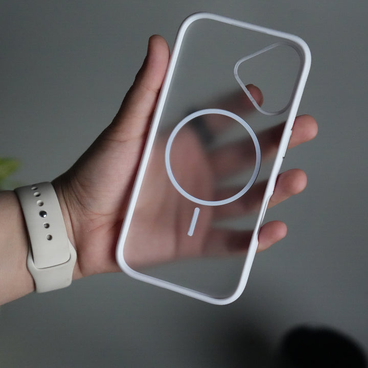 iPhone 17 Soft Touch MagSafe Case | Matte Finish with Color Camera Frame