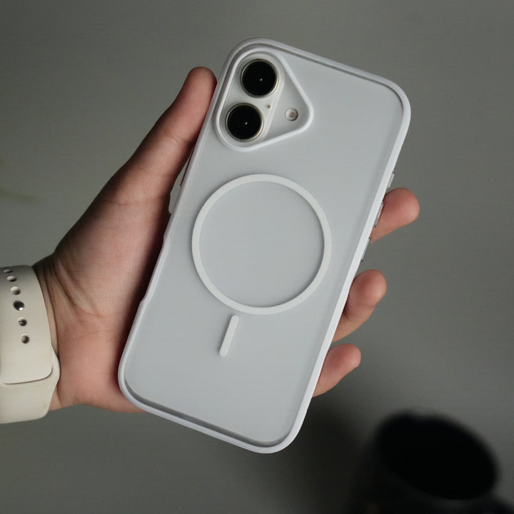 iPhone 17 Soft Touch MagSafe Case | Matte Finish with Color Camera Frame