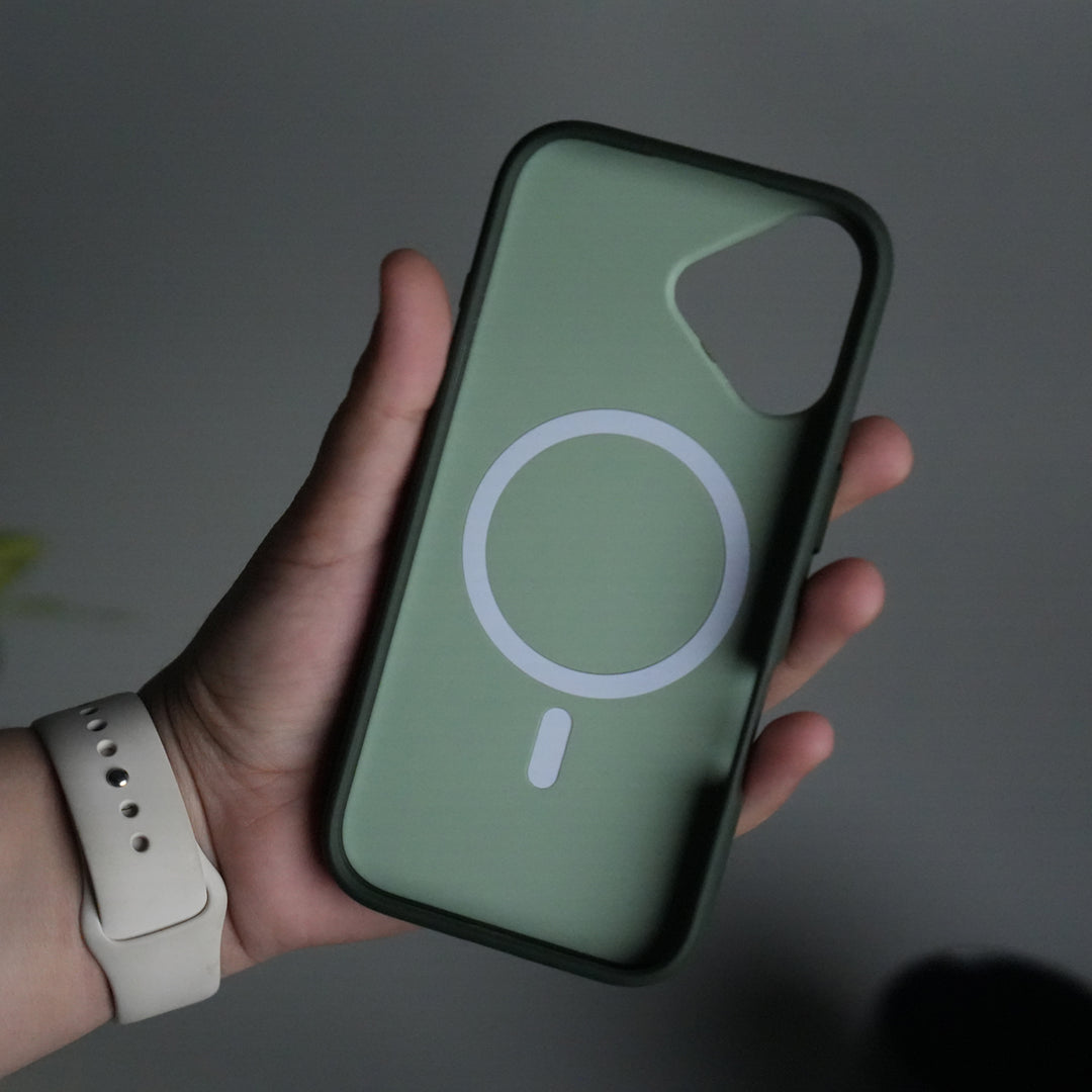 iPhone 17 Soft Touch MagSafe Case | Matte Finish with Color Camera Frame