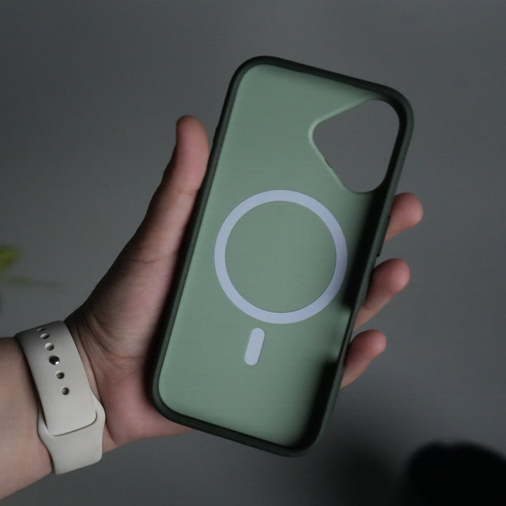 iPhone 17 Soft Touch MagSafe Case | Matte Finish with Color Camera Frame