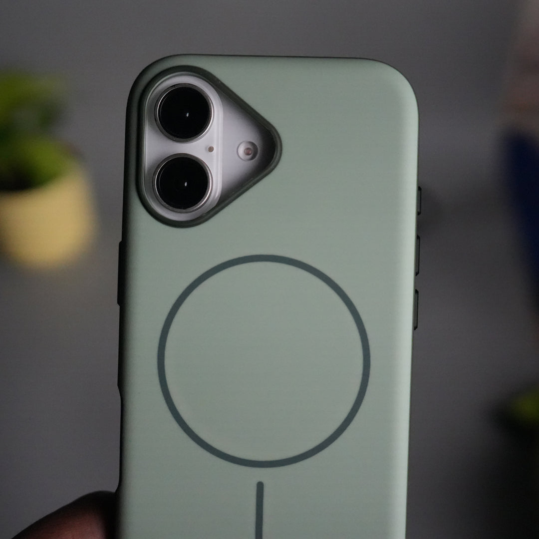 iPhone 17 Soft Touch MagSafe Case | Matte Finish with Color Camera Frame