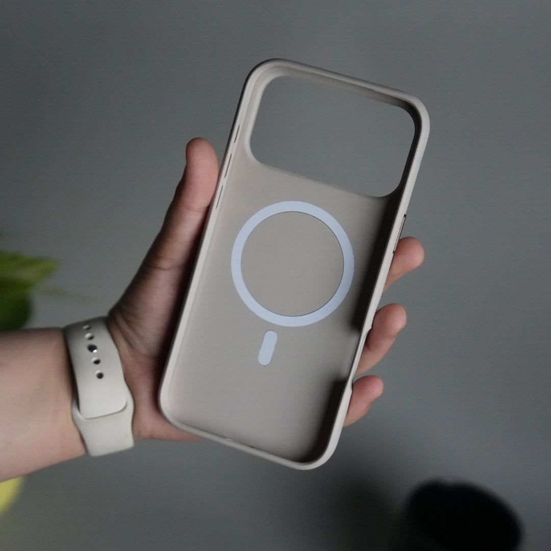 iPhone 17 Pro Soft Touch MagSafe Case | Matte Finish | Titanium Gray