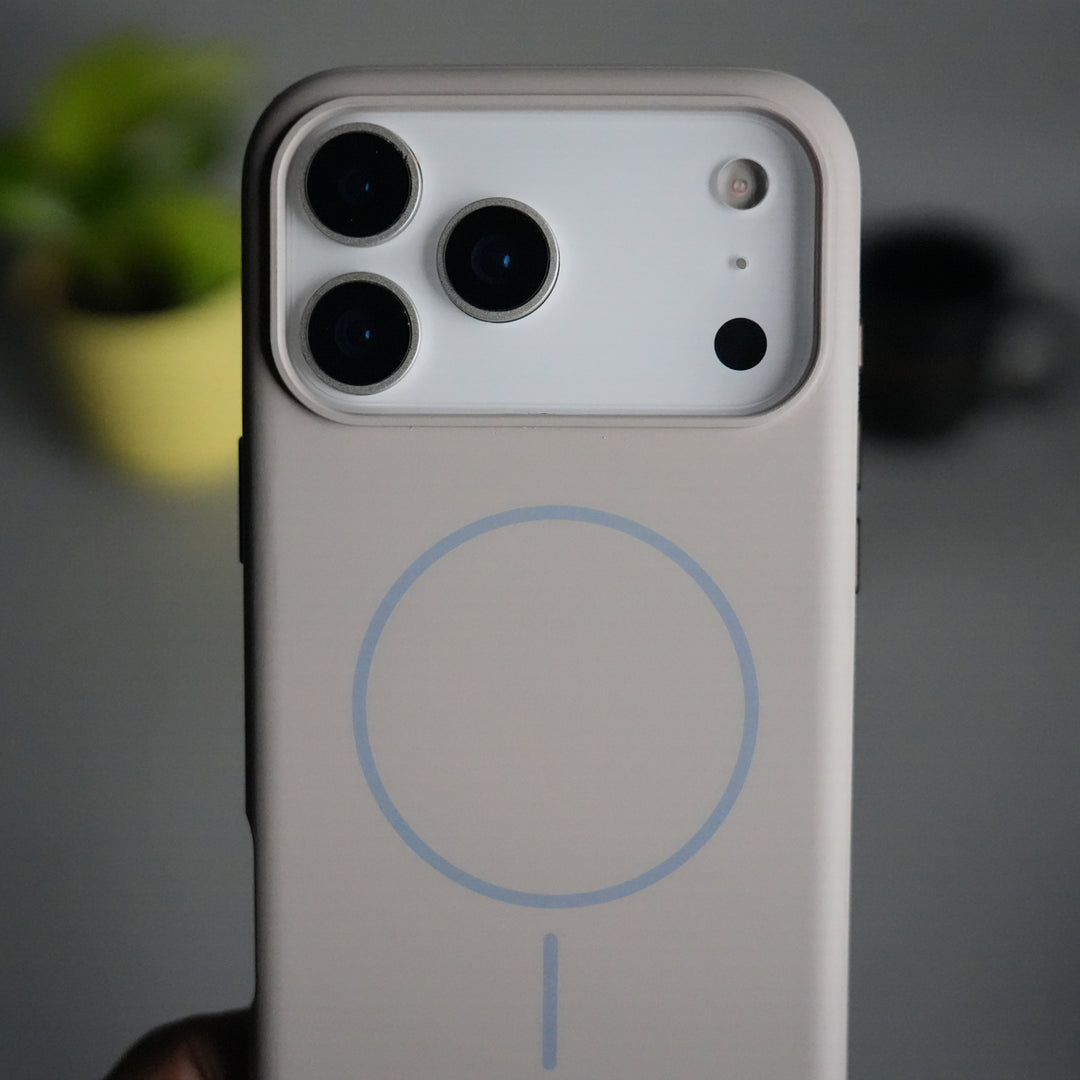 iPhone 17 Pro Soft Touch MagSafe Case | Matte Finish | Titanium Gray