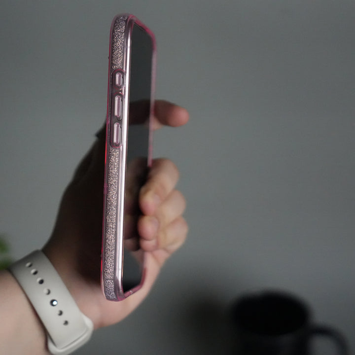 iPhone 17 Shimmer Bow Design Case | With Mobile Wrist Holder Charm