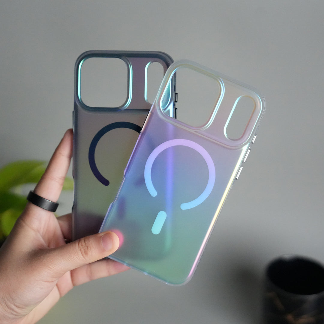 iPhone 17 Series Holography Sparkly Shiny Case Magsafe Cover