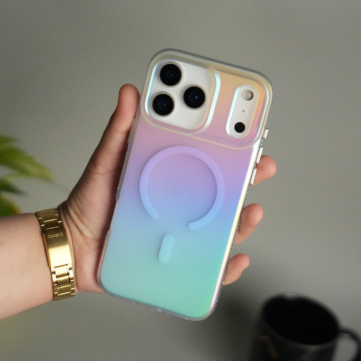 iPhone 17 Series Holography Sparkly Shiny Case Magsafe Cover