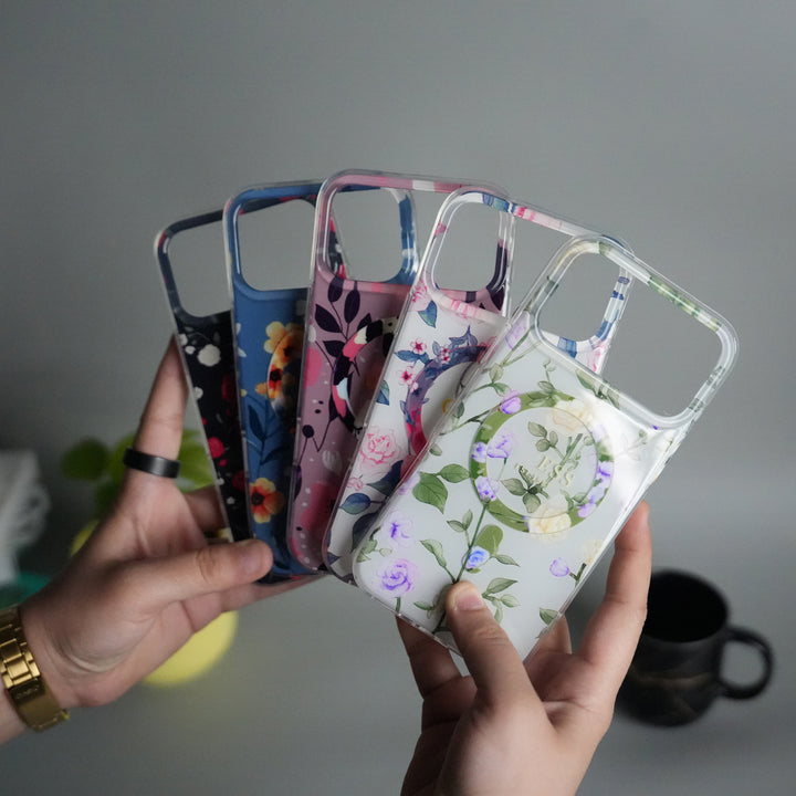iPhone 17 Pro FloraCrystal Design MagSafe Case Cover