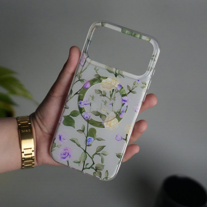 iPhone 17 Pro FloraCrystal Design MagSafe Case Cover