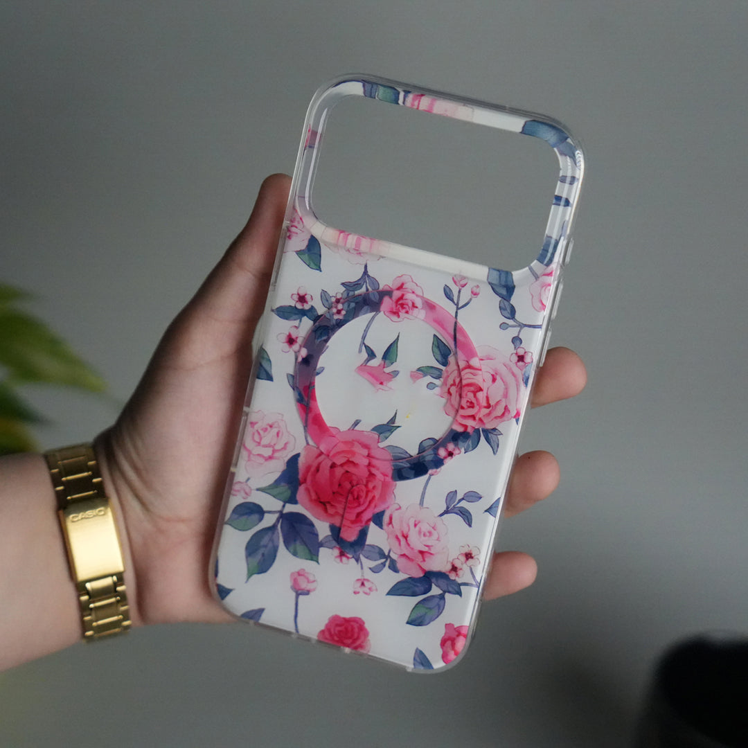 iPhone 17 Pro FloraCrystal Design MagSafe Case Cover