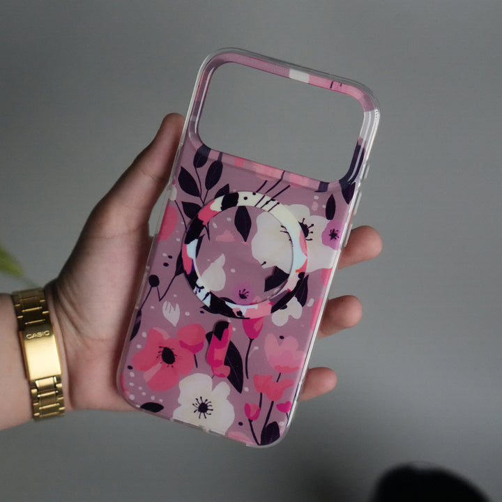 iPhone 17 Pro FloraCrystal Design MagSafe Case Cover