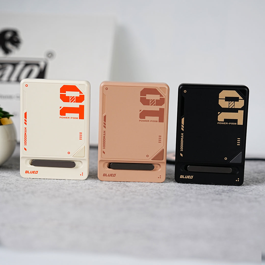 10,000mAh Wireless Magnetic Fast Charging Power Bank with Multi-Function Stand