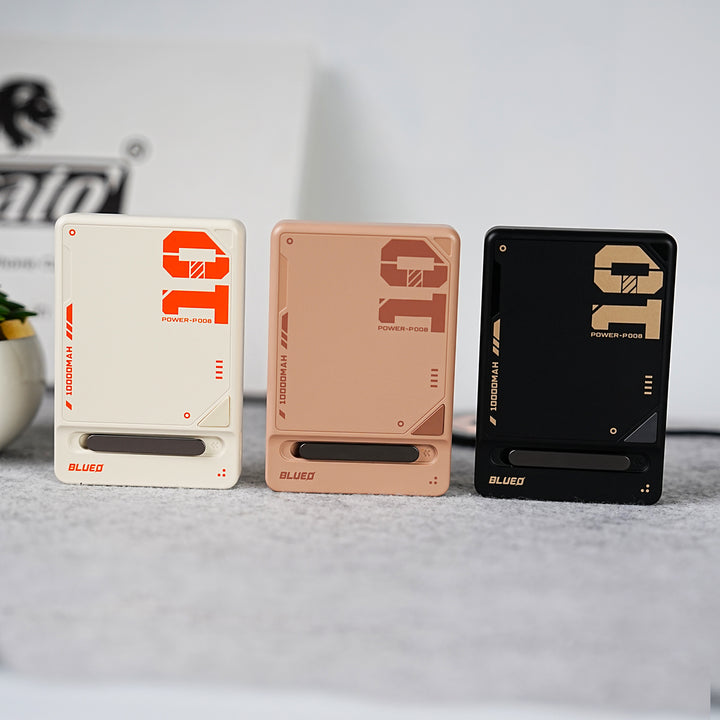 10,000mAh Wireless Magnetic Fast Charging Power Bank with Multi-Function Stand