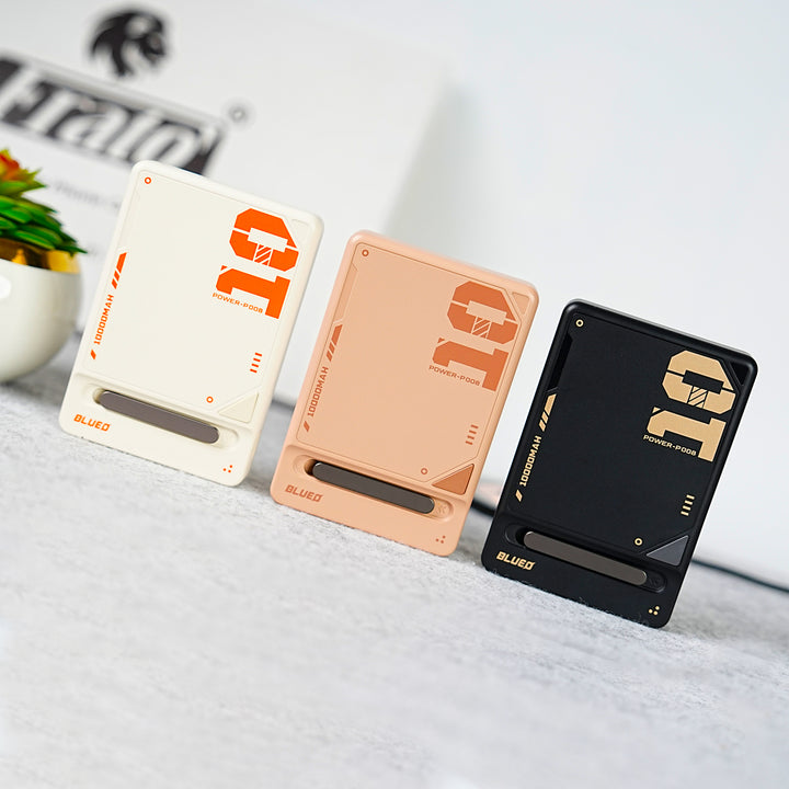 10,000mAh Wireless Magnetic Fast Charging Power Bank with Multi-Function Stand