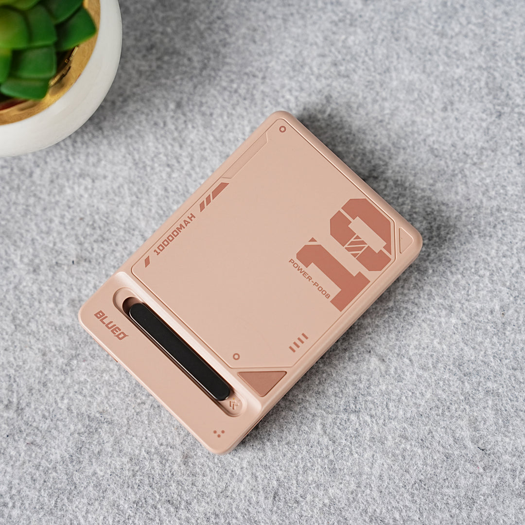 10,000mAh Wireless Magnetic Fast Charging Power Bank with Multi-Function Stand