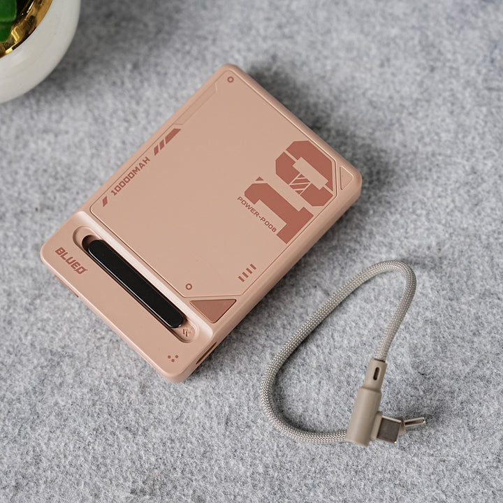 10,000mAh Wireless Magnetic Fast Charging Power Bank with Multi-Function Stand