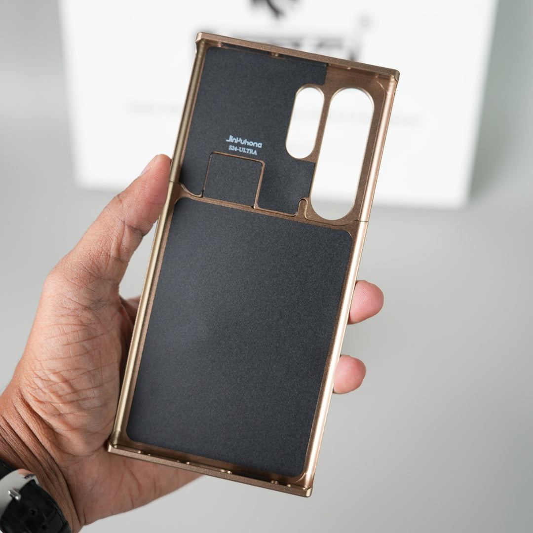 Samsung Galaxy Ultra Series Premium Metallic AeroFLex Aluminium Leather Case