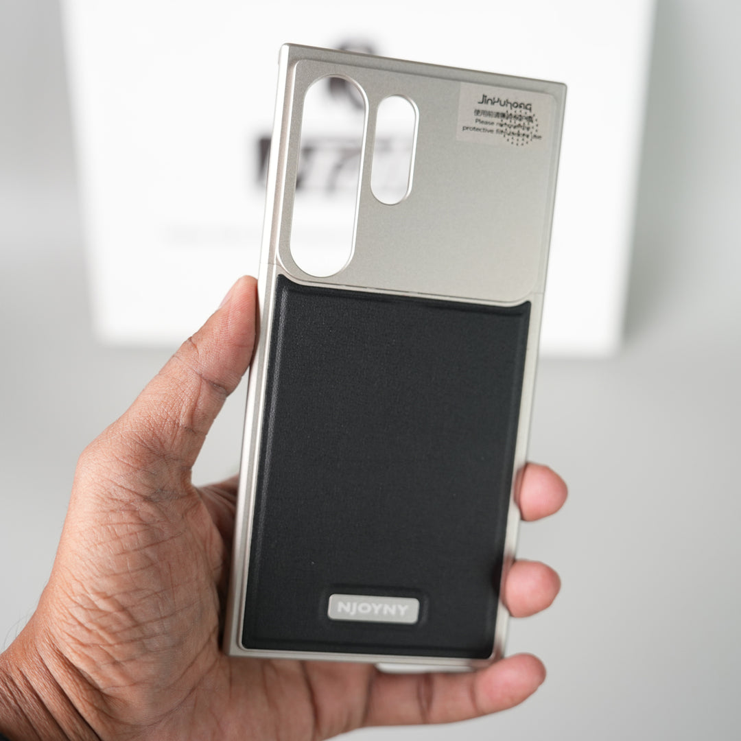 Samsung Galaxy S24 Ultra Premium Metallic AeroFLex Aluminium Leather Case