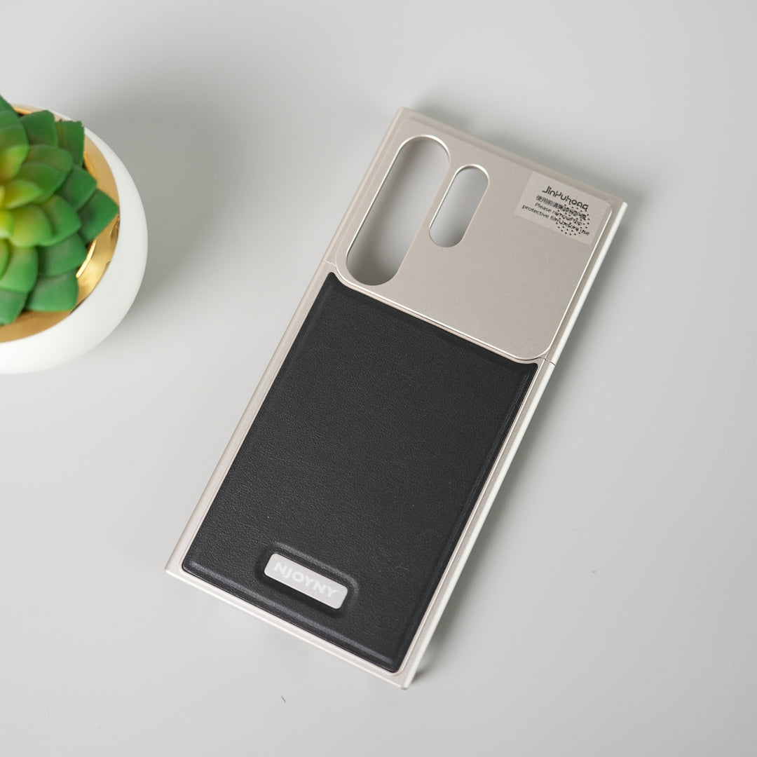 Samsung Galaxy S24 Ultra Premium Metallic AeroFLex Aluminium Leather Case