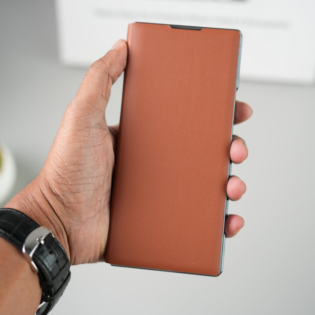 Samsung Galaxy Z Fold 7 Flip Cover with Kickstand | PU Leather Protective Case