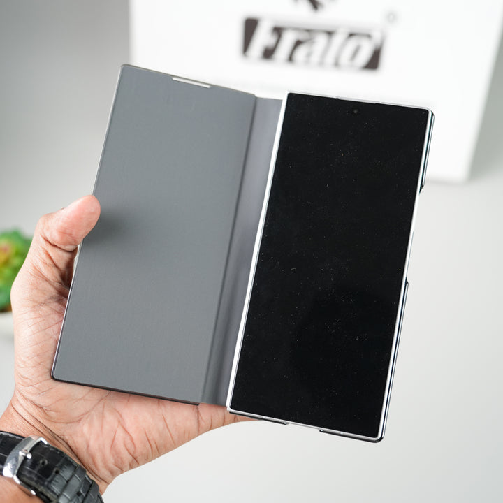 Samsung Galaxy Z Fold 7 Flip Cover with Kickstand | PU Leather Protective Case
