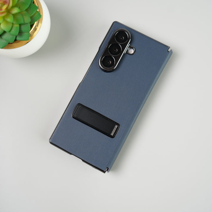 Samsung Galaxy Z Fold 7 Flip Cover with Kickstand | PU Leather Protective Case