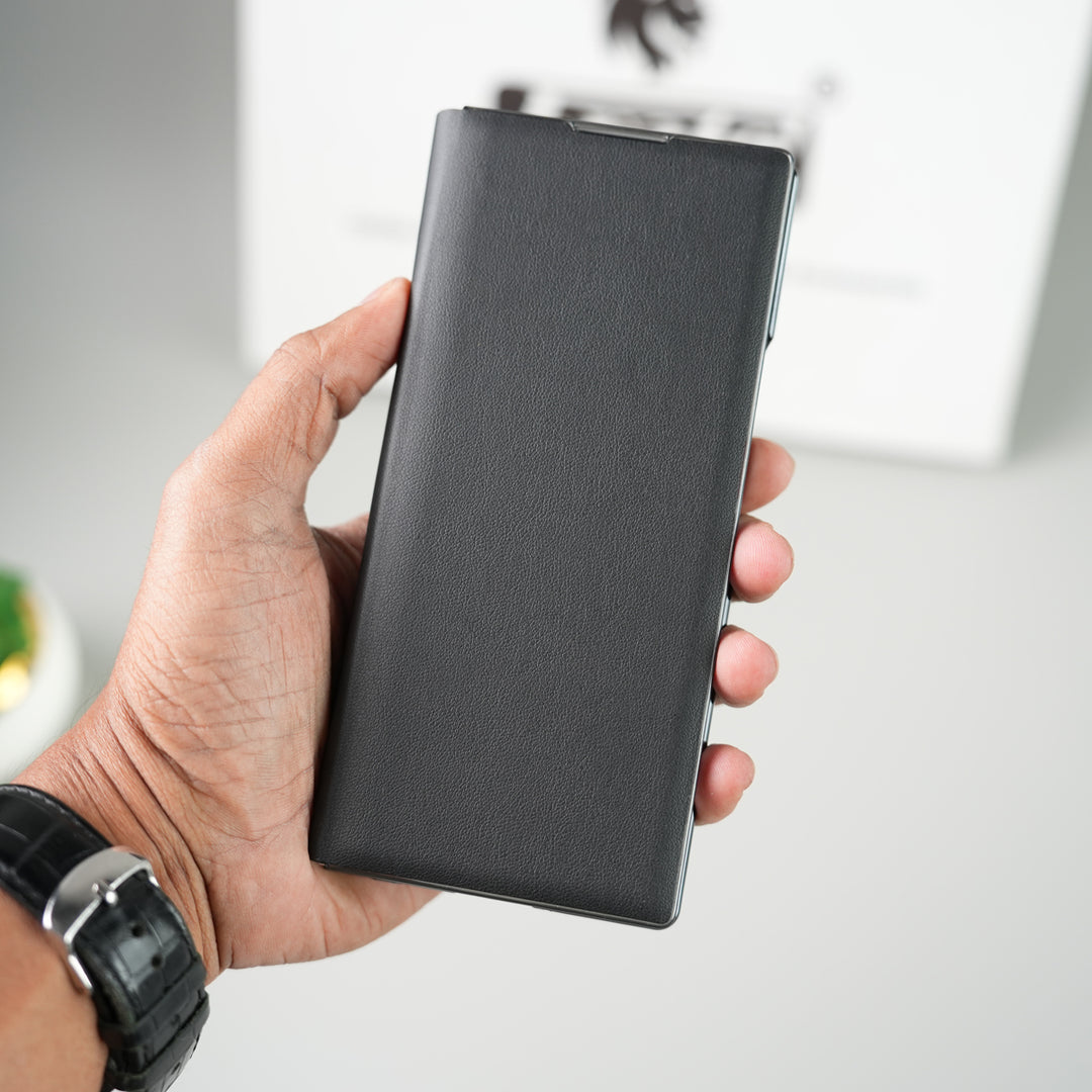 Samsung Galaxy Z Fold 7 Flip Cover with Kickstand | PU Leather Protective Case