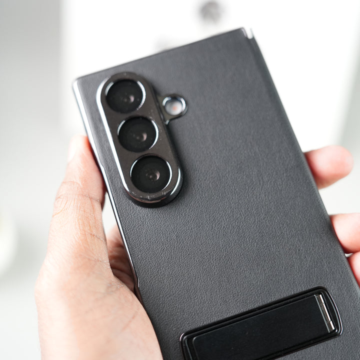 Samsung Galaxy Z Fold 7 Flip Cover with Kickstand | PU Leather Protective Case