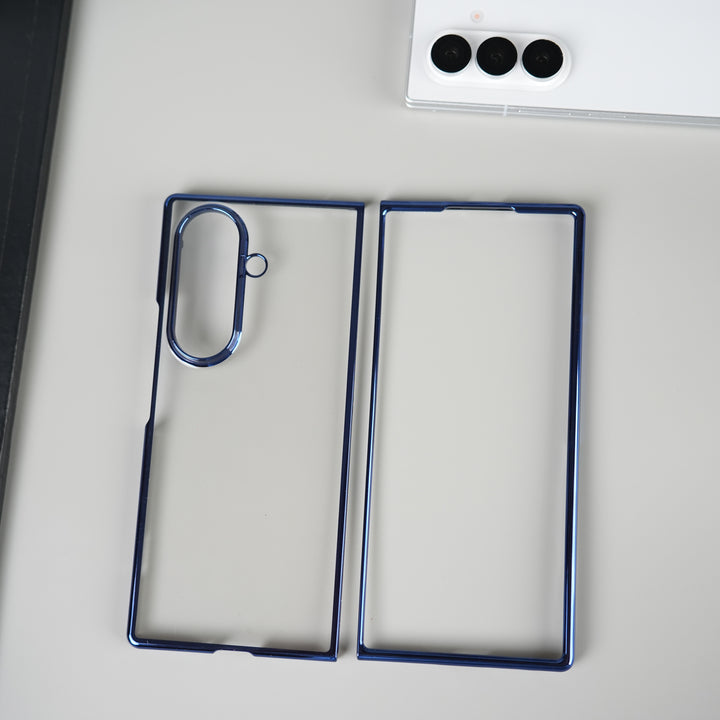 Galaxy Z Fold 7 Chrome Plated Transparent Case