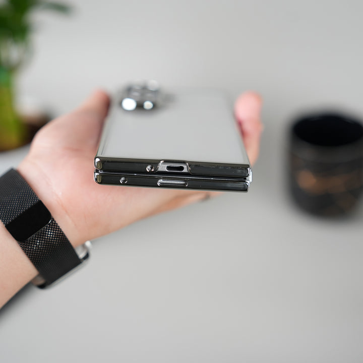 Galaxy Z Fold 7 Chrome Plated Transparent Case