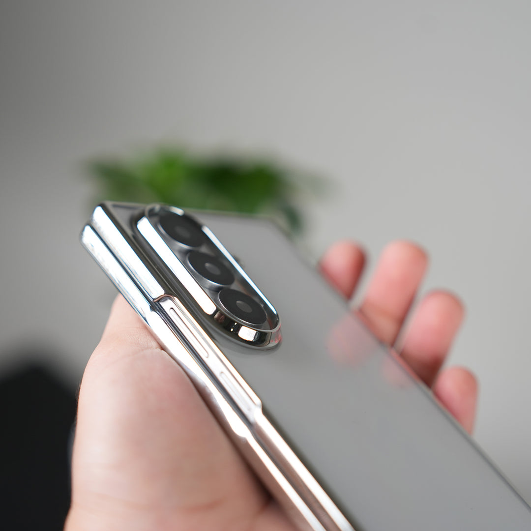 Galaxy Z Fold 7 Chrome Plated Transparent Case