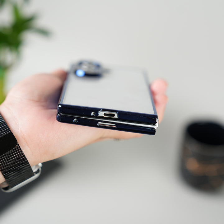 Galaxy Z Fold 7 Chrome Plated Transparent Case