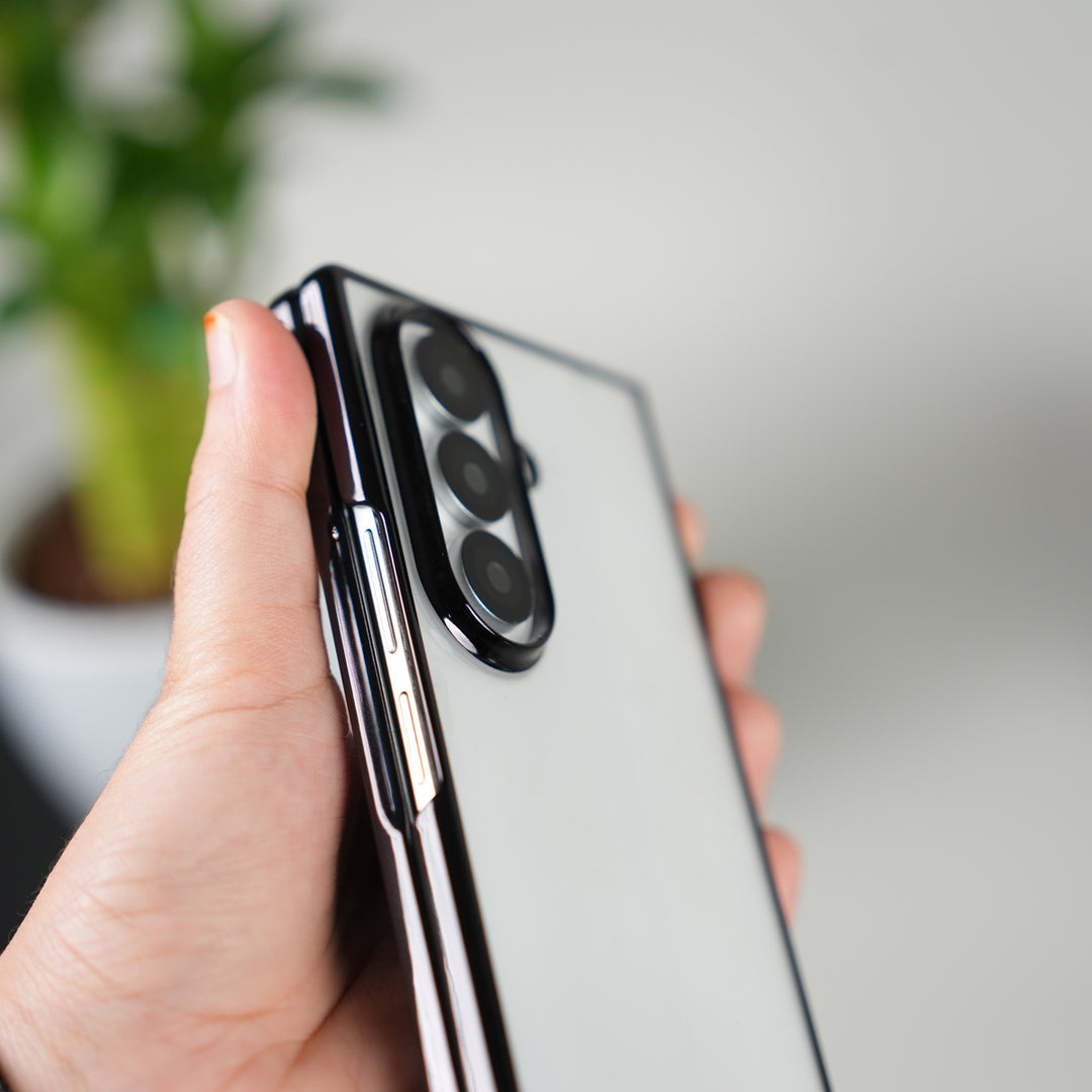 Galaxy Z Fold 7 Chrome Plated Transparent Case