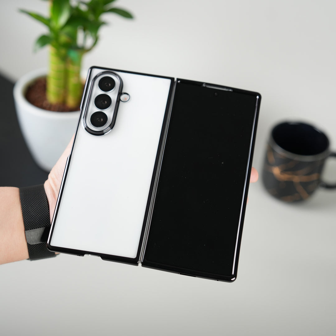 Galaxy Z Fold 7 Chrome Plated Transparent Case