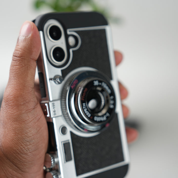 iPhone 17 Series Retro Camera Design Case with Lanyard | Shockproof Protective Cover