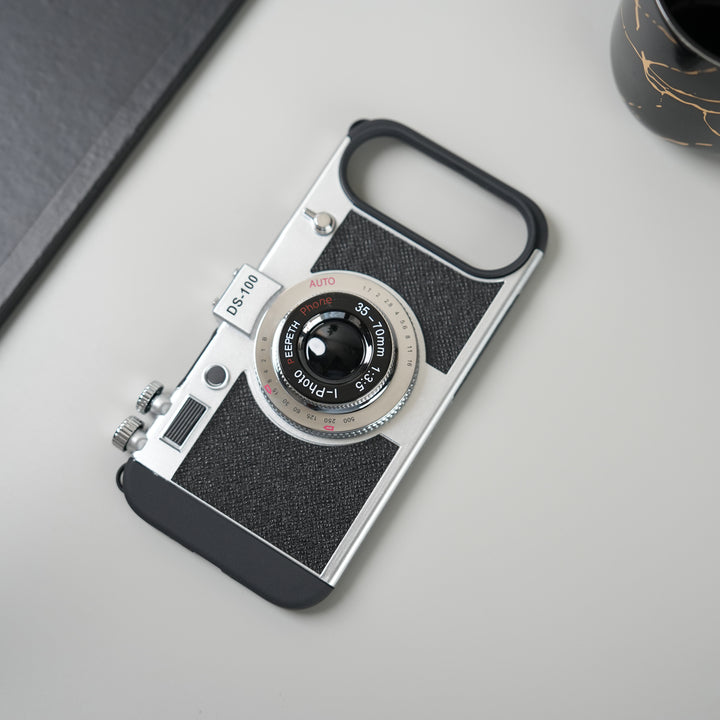 iPhone 17 Series Retro Camera Design Case with Lanyard | Shockproof Protective Cover