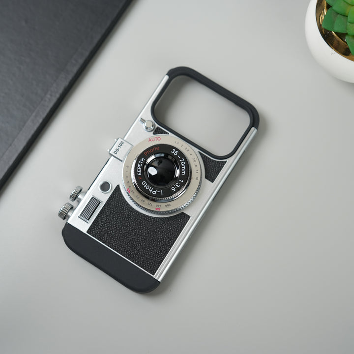 iPhone 17 Series Retro Camera Design Case with Lanyard | Shockproof Protective Cover