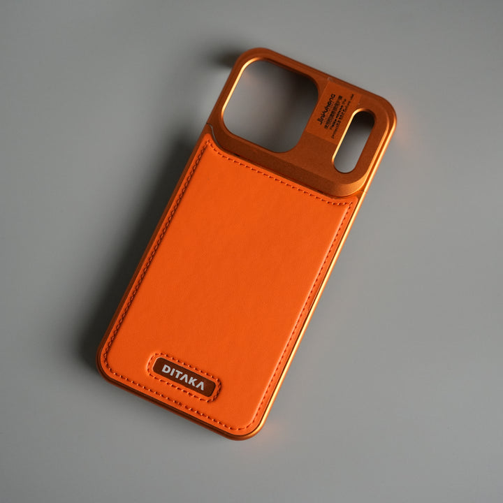 iPhone 17 Series Premium Metallic AeroFLex Leather MagSafe Case
