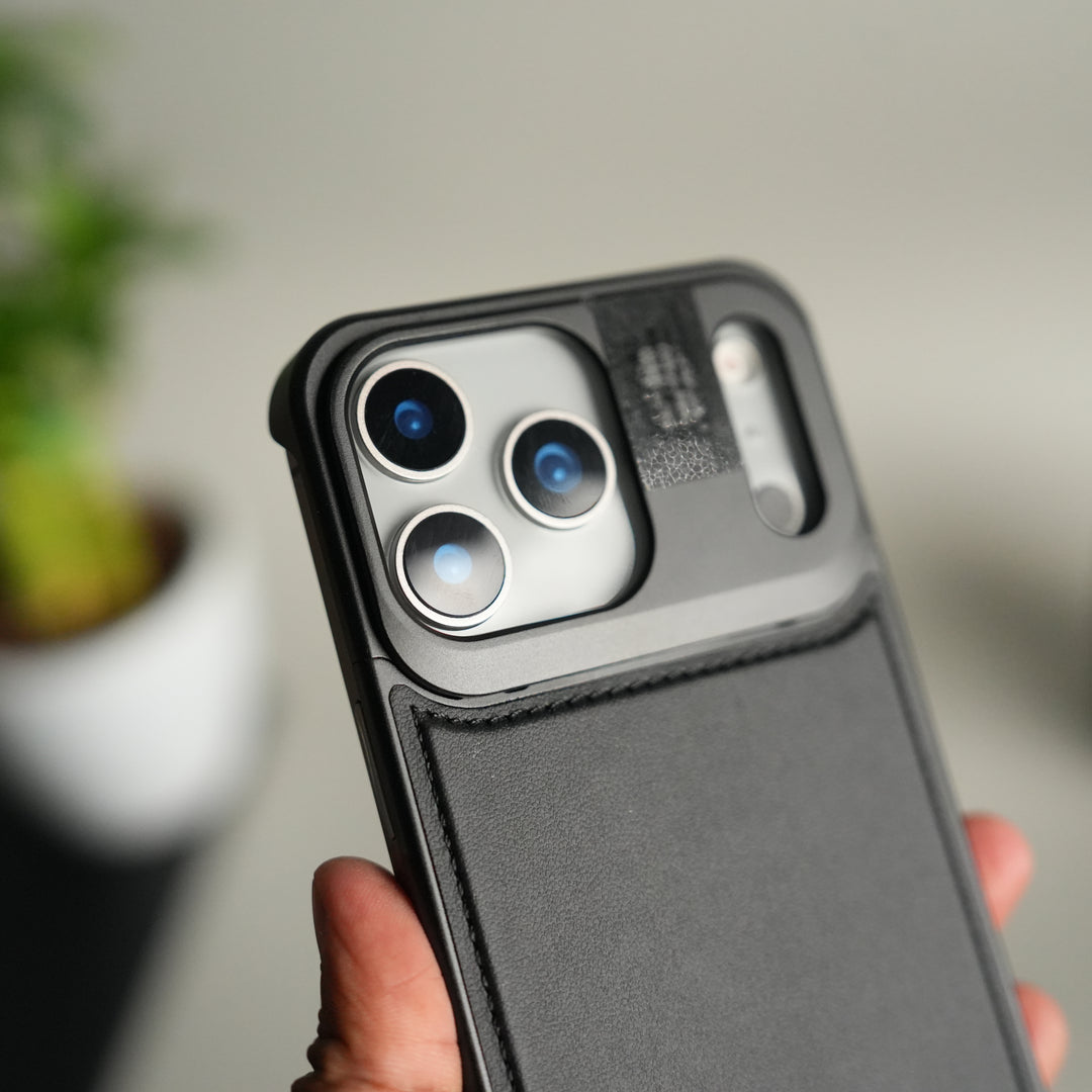 iPhone 17 Series Premium Metallic AeroFLex Leather MagSafe Case