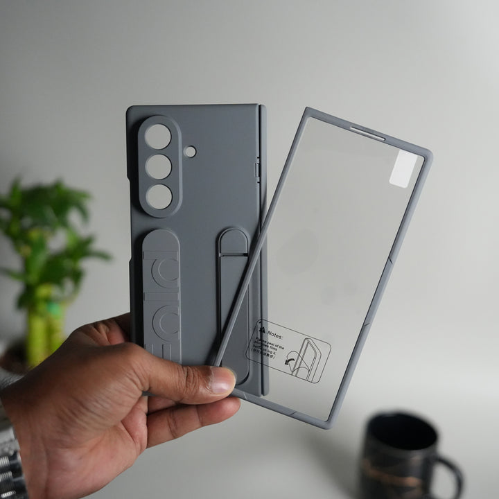 Galaxy Z Fold 6 Case with Front Glass and Kickstand