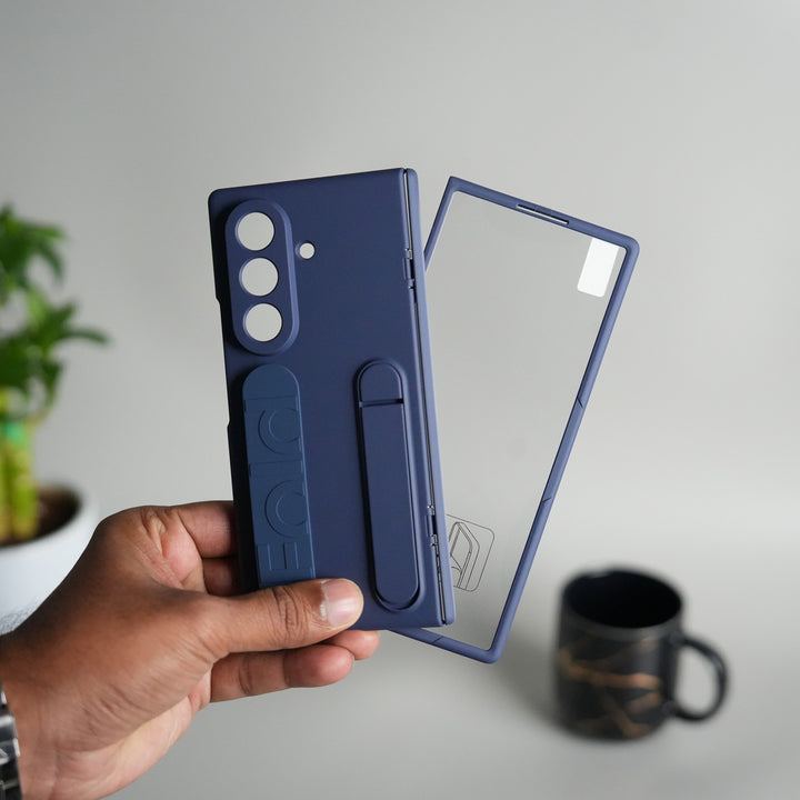 Galaxy Z Fold 6 Case with Front Glass and Kickstand
