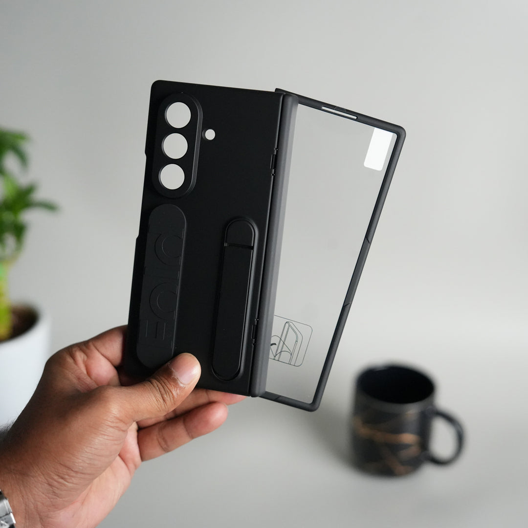 Galaxy Z Fold 6 Case with Front Glass and Kickstand