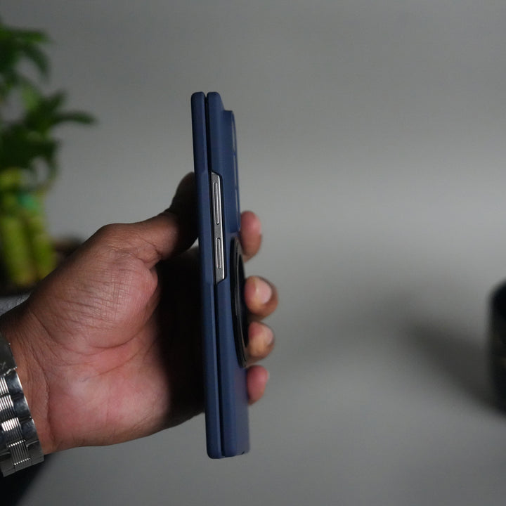 Galaxy Z Fold 5 Case | 360° Rotating Stand + Front Glass Cover