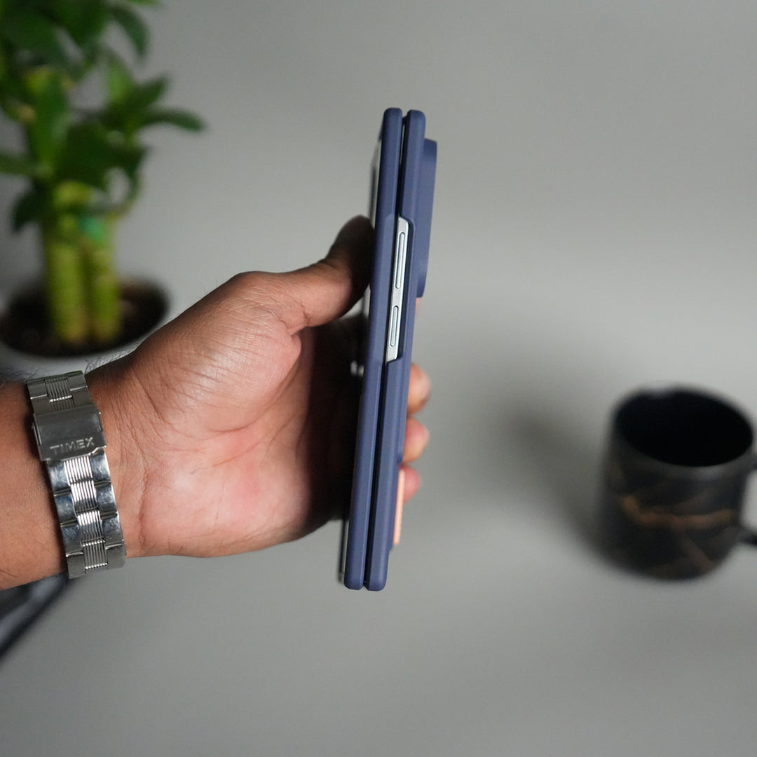 Galaxy Z Fold 7 Front Glass Protection Case With PushUP S Pen Holder