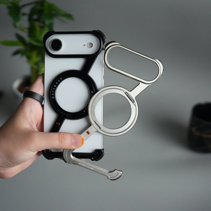 iPhone 17 Air Z Shape Aluminium Metal Rotating Kickstand Case